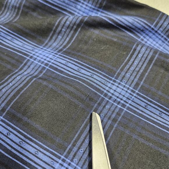 Wrangler Pearl Snap Shirt Mens Medium Button Down Black Plaid Cowboy Western - Picture 5 of 11